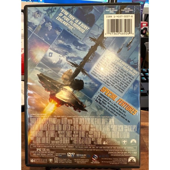 Star Trek Double Feature Into Darkness DVD PG13 Science Fiction Fantasy Chris Pi - Picture 5 of 11
